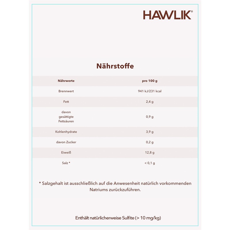 HAWLIK Vital Mushrooms Auricularia Powder, 100 g in Stand-Up Bag,