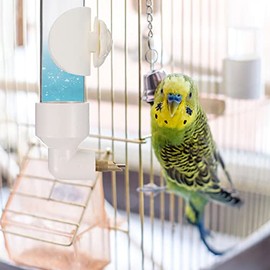 Toddmomy Comedero para Jaulas De Pájaros Dispensador De Agua De Plástico Seguro y Cómodo para Loros