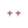 Cencibel Smart Casual St James Cross Cufflinks One Size Rhodium,