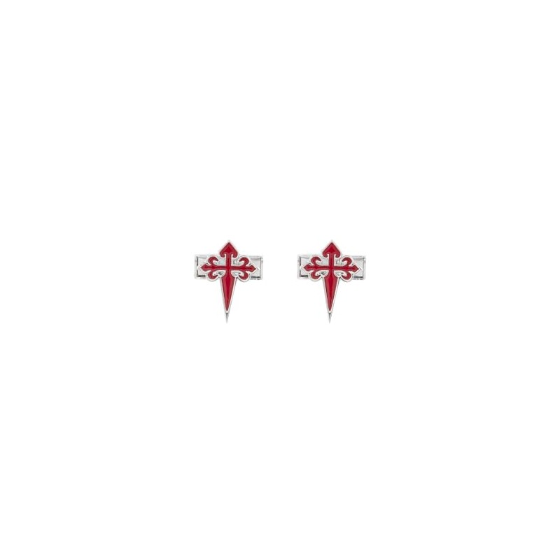Cencibel Smart Casual St James Cross Cufflinks One Size Rhodium,
