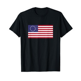 Betsy Ross Flag - Betsy USA Flag T-Shirt