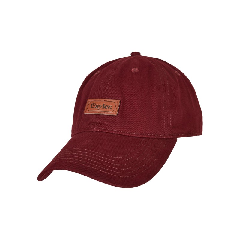 Cayler & Sons Men's Classy Patch Curved Cap, bordeaux