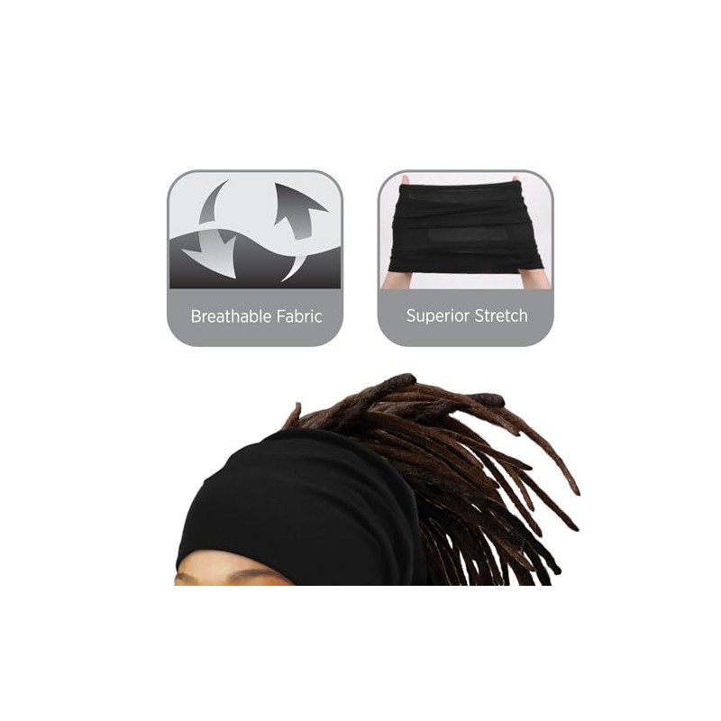 DONNA Cotton Spandex Braid Tube, Hair Accessory Headband and Head