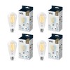 WiZ 60W ST19 Clear Tunable White- 4 Pack