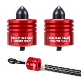 LWANO Crossbow Bolt Decocking Head Compatible with Most Bolts (2 Pack) (Red)