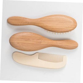 BIUDECO 3pcs Bathing Brush Hair Bristles Gentle Scalp Safe for Boy Girl Skin Cleaning Tool for Bath Hygiene