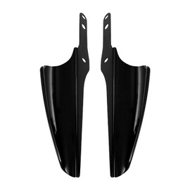 Motorcycle Front Fork Mount Wind Deflectors Windshield Fit for Harley Touring Road King Street Glide Electra Glide 1995-2023 CVO, Front Fork Mount Fit for Touring FLHT FLHR FLHX 1995-2023 Black