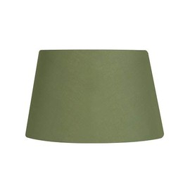 Oaks Lighting S901/10 OL Cotton Drum Shade, Olive
