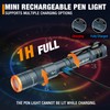 EverBrite Mini Pen Light, Rechargeable Pocket Pen Flashlight with USB