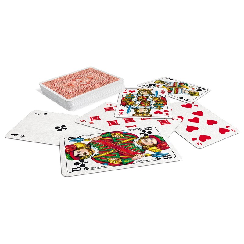 Doppelkopf, französisches Bild in Leinenprägimg [German Version]