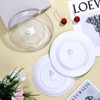 mwellewm 40 Pieces Invisible Adhesive Plate Hanger Vertical Plate Holders