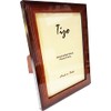 Tizo 5" X 7" Brown Wooden Frame with Inlaid Border,