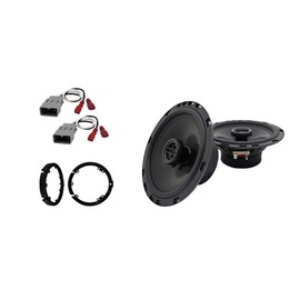 Harmony Audio HA-R65 Compatible with Acura TL 2009-2014 Bundle with HA-727800 Harness HA-827805 6.5" Adapter Kit 2-Way Single 4 Ohm 100W RMS Front Door Factory Replacement Speakers