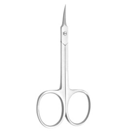 Cuticle Nail Scissors Curved Blade Professional Stainless Steel Beauty Scissors, for Manicure Pedicure, Eyebrows, Nose, Eyebrows, Eyelash, Beard, Mustache, Hair Trimming Grooming Thick Toenails Unisex