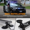 XRIDONSEN 37 Inch 104 LED Roof Top Blue White Emergency