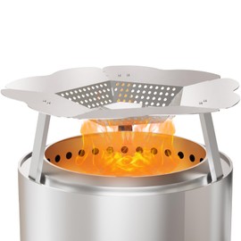 Heat Deflector for Solo Stove Bonfire Accessories, Solo Stove Bonfire 19.5" Deflector, 304 Stainless Steel Solo Stove Bonfire 2.0 Heat Deflector, Bonfire Solo Stove Heat Deflector
