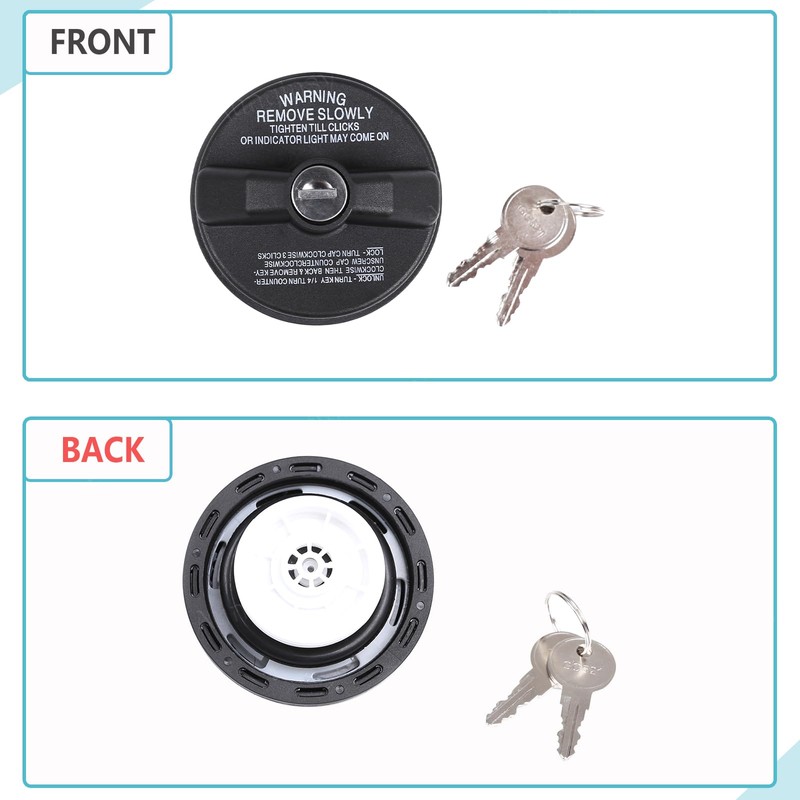 Car Fuel Tank Replacement Anti-theft Lock Cap for Toyota Tacoma
