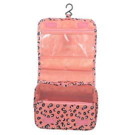 Mikinona Travel Toiletry Bag Small Hanging Organizer Portable Makeup Bag for Women