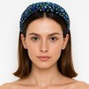 Florate Big Full Crystal Crown Headband for Women Elegant Stone