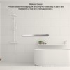 Bath Towel Rack Square Space Aluminum Versatile Widened Towel Bar