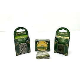 JC Walsh and Sons Exclusively Irish Connemara Set of 3 Marble Lucky Stones Pocket Item Wishing Health Hapiness Love Housewarming Gift Souvenir