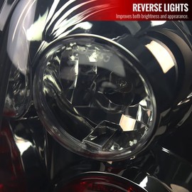 Tail Lights (Chrome Housing/Smoke Lens) Made for and Compatible with 2003-2005 Toyota 4Runner