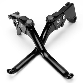 Mowok Motorcycle Adjustable Short Brake and Clutch Levers for MT07 MT-07 FZ07 2014-2025 Accessories Tenere 700 XSR 700/900 ABS FZ09 MT-09 TRACER 2015-2020 FZ8 FZ6R XJ6N XJ6 Diversion (Black)