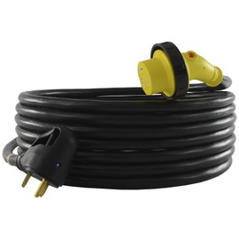 Conntek 15350-LA3 30A RV Detachable Power Supply Cord with Ergo Grip, 36'