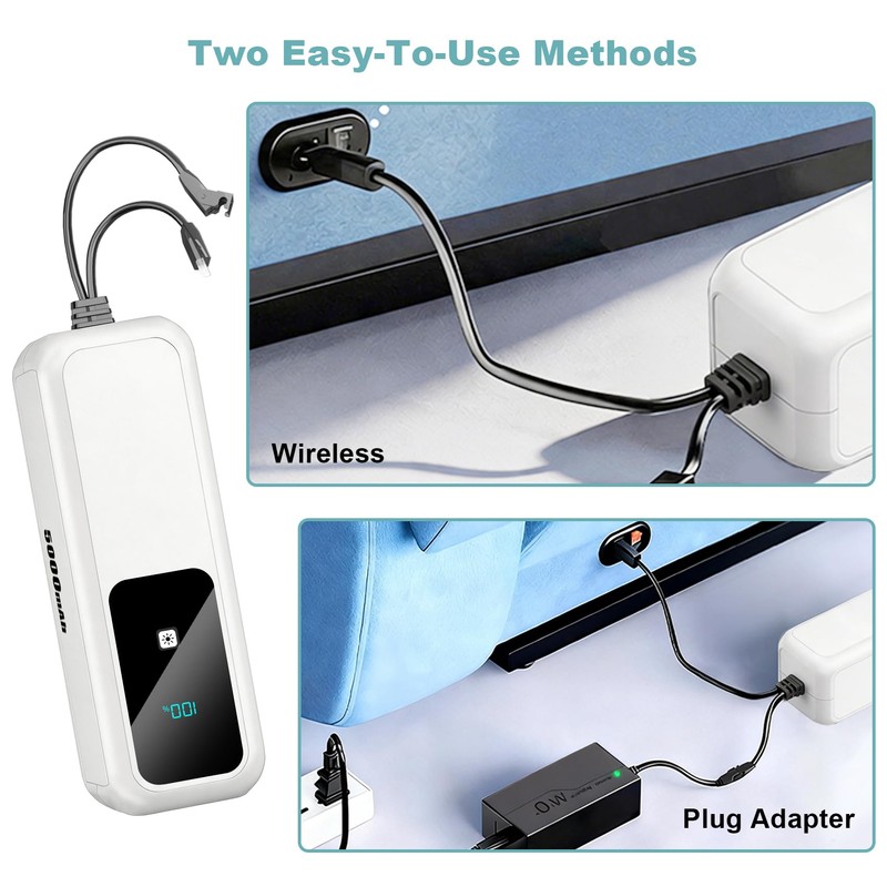 【5.0Ah High Capacity】Universal Rechargeable Battery Pack for Reclining Furniture with