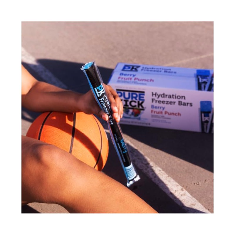 Pure Kick Freezer Bars, 5.5 oz, Hydrating Ice Pops, Naturally
