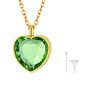 FindChic Heart Vile Necklace Necklace Urns for Ashes for Women