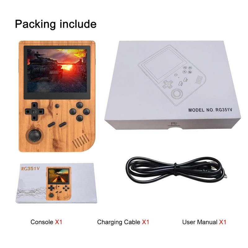 RG351V Handheld Game Console Open Source System RK3326 Chip Retro
