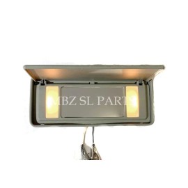 MBZ SL NEW Lighted GRAY Sun Visor Vanity Mirror MBZ R107 560SL W123 W126 560SE,SEC