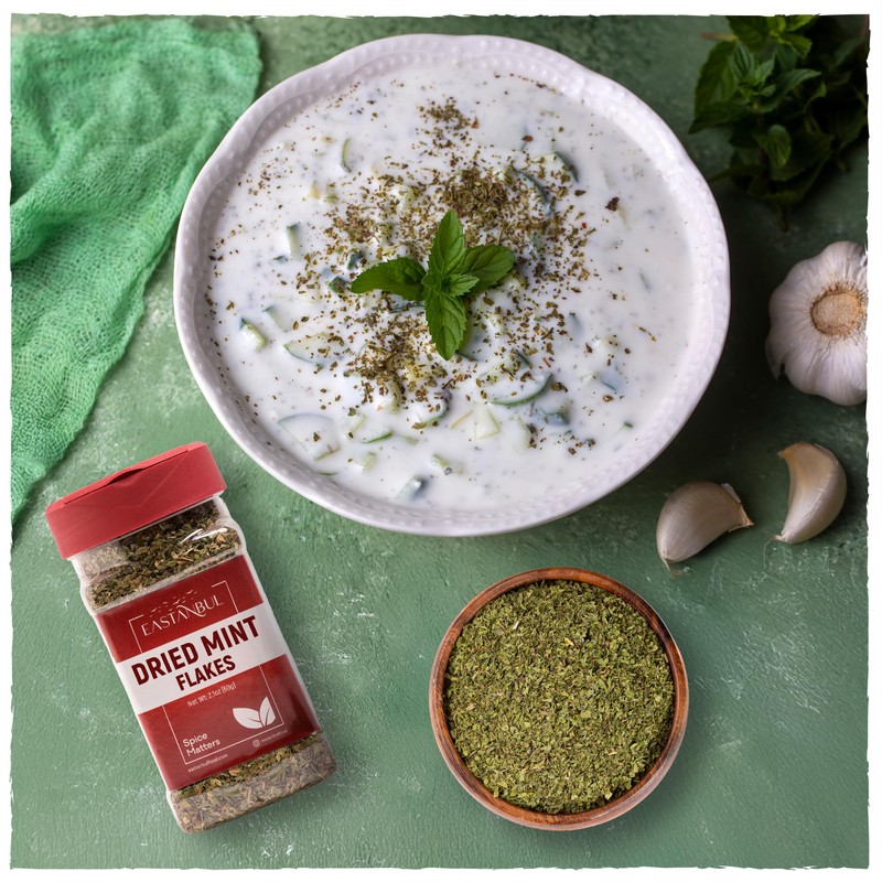 Eastanbul Dried Mint, 2.1oz, Dried Mint for Cooking, Peppermint Leaves,