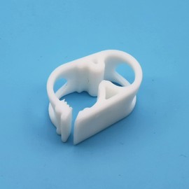 5PC 3-6mm/0.118''-0.236'' Heat Resistant Hose Clamps Plastic Polybutylene Terephthalate Small Tubing Clips Flow Control Shut Off Pinch Valve for Laboratory Industry