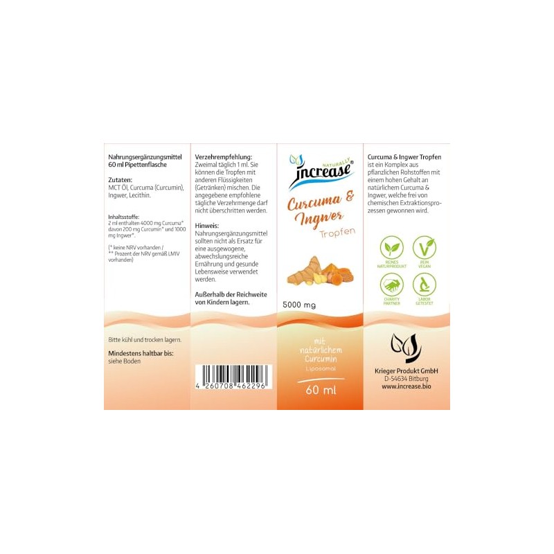 Take 3, Number 2 Action Liposomal Curcuma & Ginger Drops
