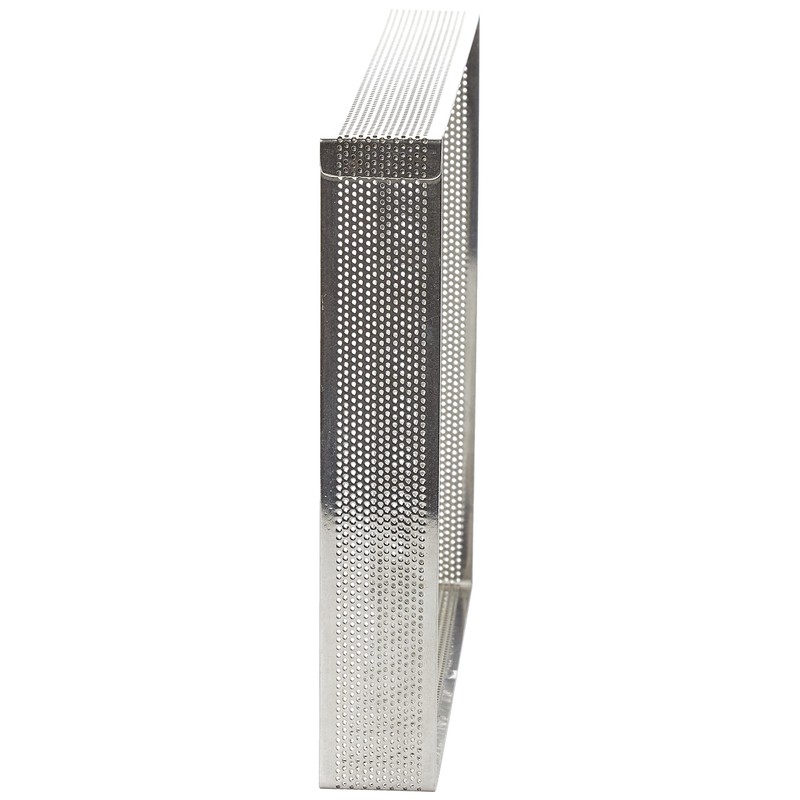 Lacor Perforated Mould, Square, Stainless Steel, Grey, 20 x 20