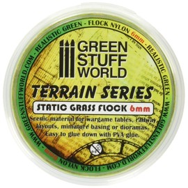 Electrostatic Grass Realistic Green XL 6mm