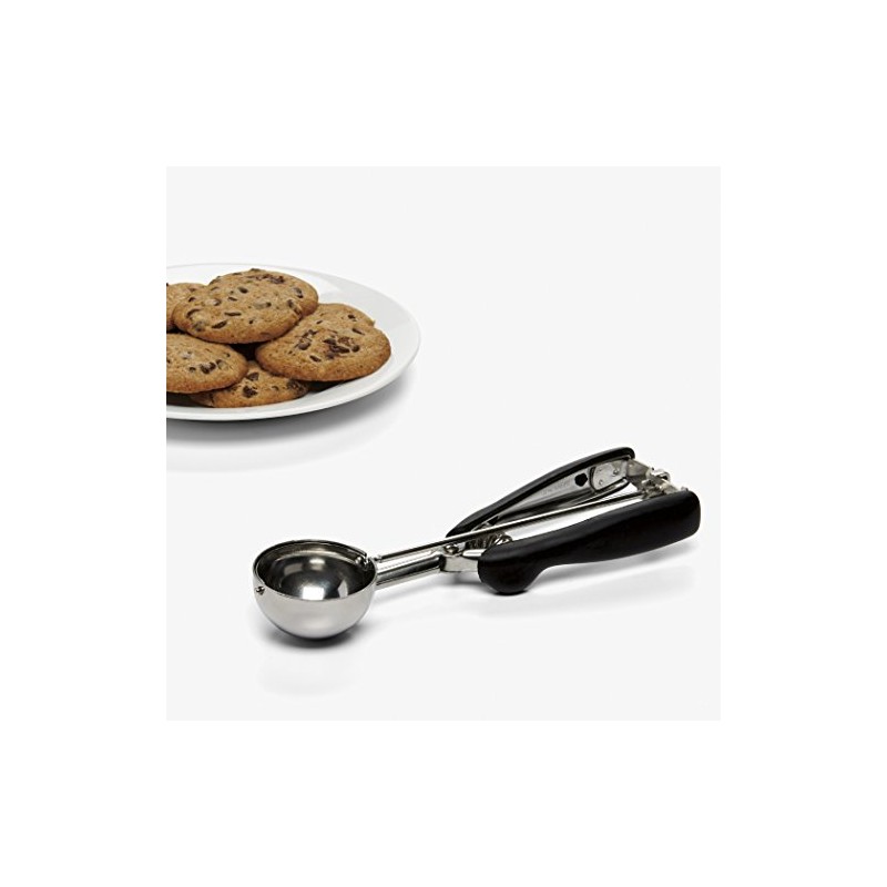 OXO 1044082 Cuchara para Masa, Grande, Acero Inox, 45 ml