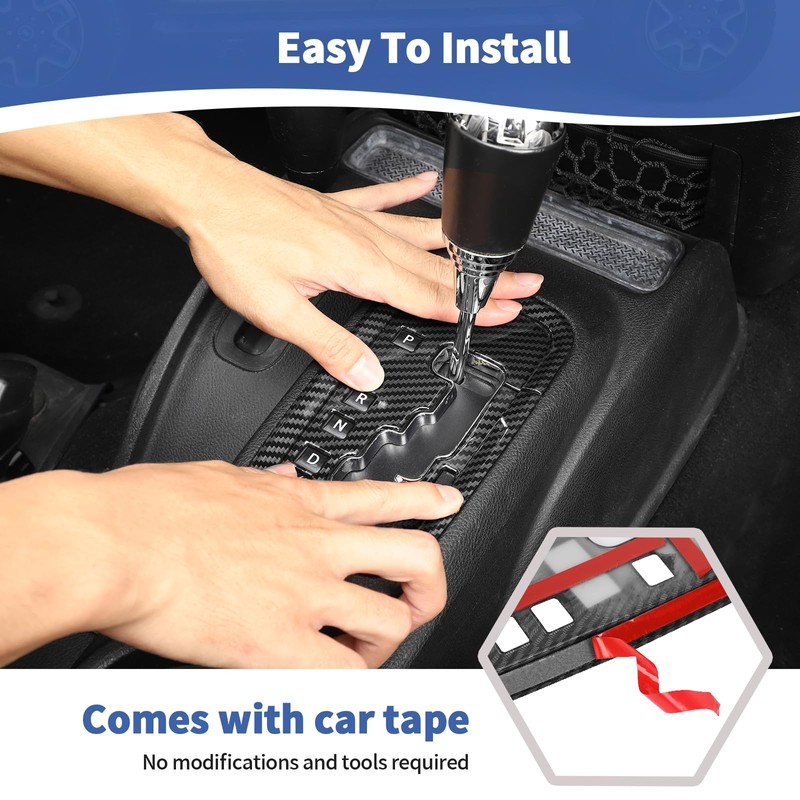 RT-TCZ para Wrangler JK Gear Shift Panel de cubierta para