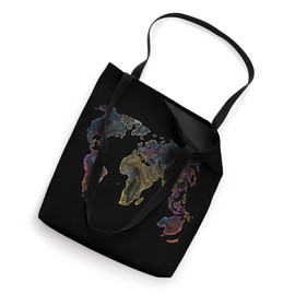 World Map Design, Travel Tote Bag