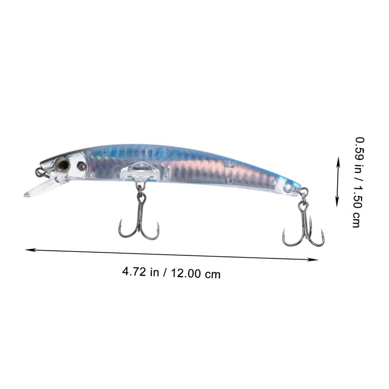 Kisangel Bionic Outdoor Fishing Lures Sinking Bait Light Compact Lifelike