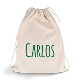 GRAVURZEILE Printed Gym Bag – Desired Name Design – Sports Bag Backpack Daypack Gym Bag with Drawstring – for Sports & Leisure Activities – for Men and Women – 12 Litres 33 x 45 cm