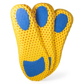 SULPO 3 Pairs of Insoles for Fresh Feet - Soles for Shoes with Extra Cushioning, Sports Insoles for Men Insoles Against Foot Odour, Sizes 35-46 (45-46)