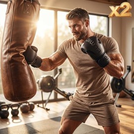 ROWIDE Guantes de Box, Adecuado para Hombres y Mujeres, Guantes de Boxeo para Boxeo, Artes Marciales Mixtas, Kickboxing, Peso 12, 14, 16 onzas