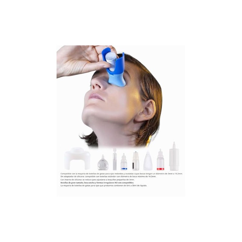 Remedic Eyedrop Guide Aid Dispensador Botellas Gotas Ojos Más Fácil