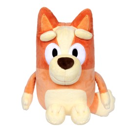 Bluey Sound Effects Talking Bingo Plush Toy, 13” Soft Bingo Toy, Interactive Stuffed Animal with 9 Different Phrases, Musical Toys for Kids