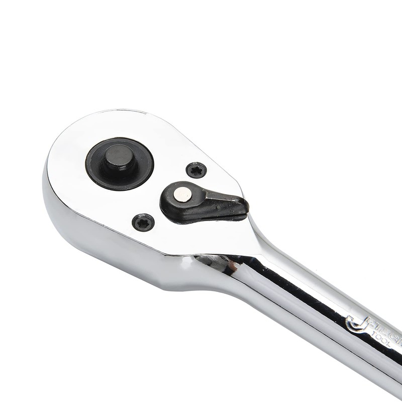 Jetech 1/2 inch Drive Quick Release Soft Grip Ratchet Spanner