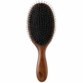 Hair Brush, Dual Bristle and Rounded Ball Tip Pins, Cushioned Detangling Hair Brush for Smooth Shiny-Looking Hair, Gentle Scalp Massage Brush for All Hair Types and Lengths (1)