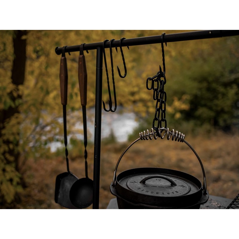 Barebones Cowboy Grill S-Hook and Chain Kit - Grill Hook